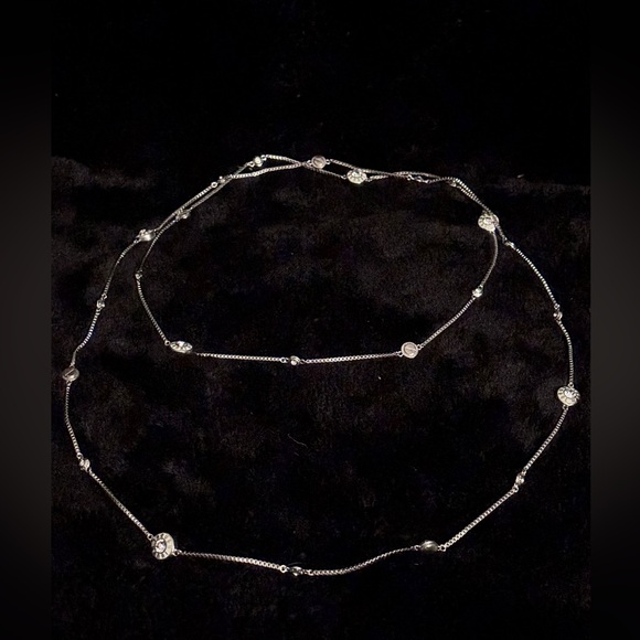 henri bendel Jewelry - Henri Bendel ✨RARE✨ Swarovski Crystal Long Opera Wrap Necklace